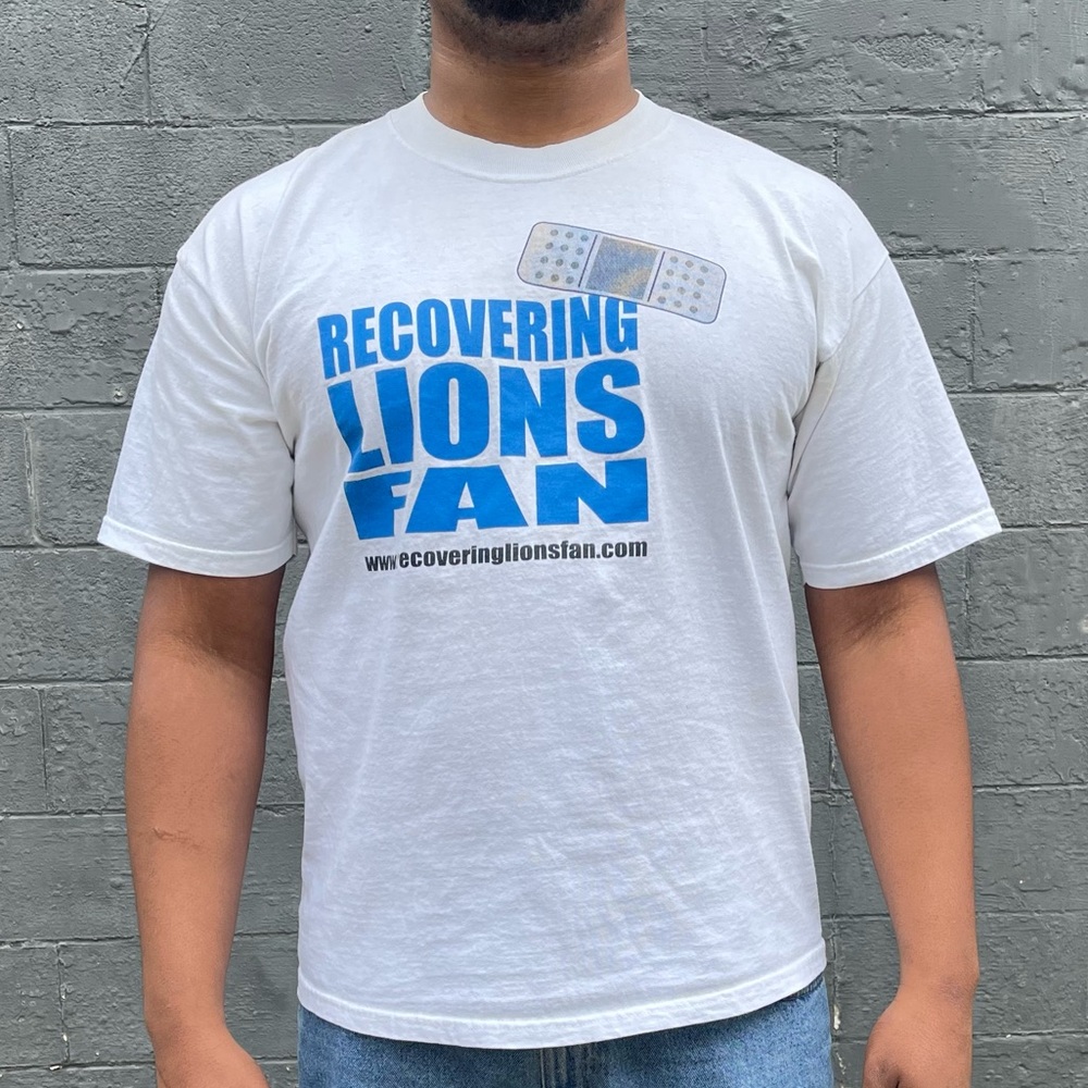 Vintage Recovering Lions Fan T Shirt Detroit Lions NFL